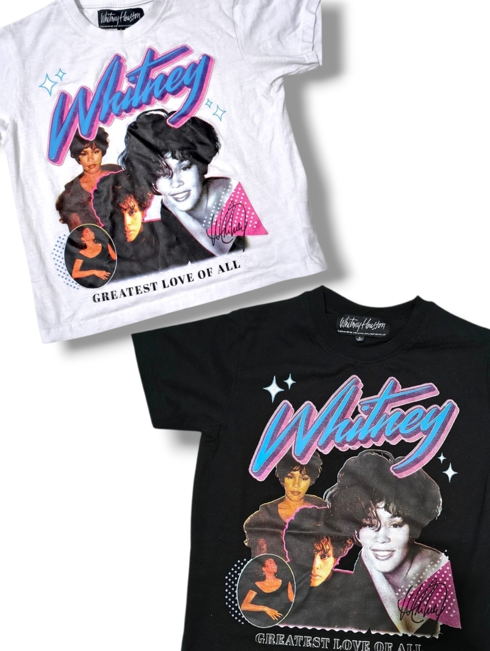WHITNEY HOUSTON GRAPHIC TEE Girls  Large Greatest Love Of All